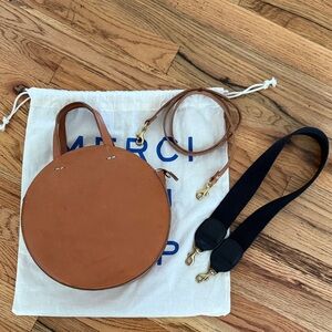 Clare V Alistair bag in Cognac